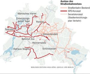 SPD-Ausbaupläne Straßenbahn 2017